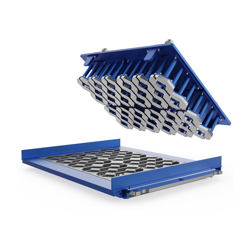 Applicazione di stampi di blocchi di cimentu in l'area di ghjocu per i zitelli