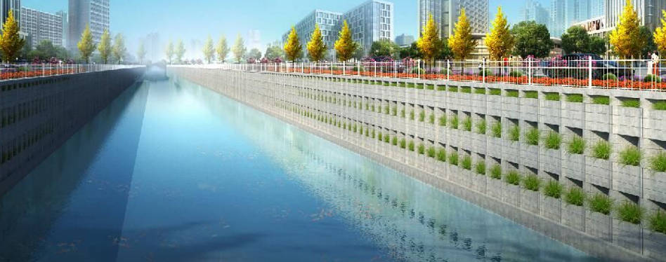 Cumu l'equipaggiu Quangong forma a nova generazione di mattoni multifunzionali di gestione di l'acqua ecologica